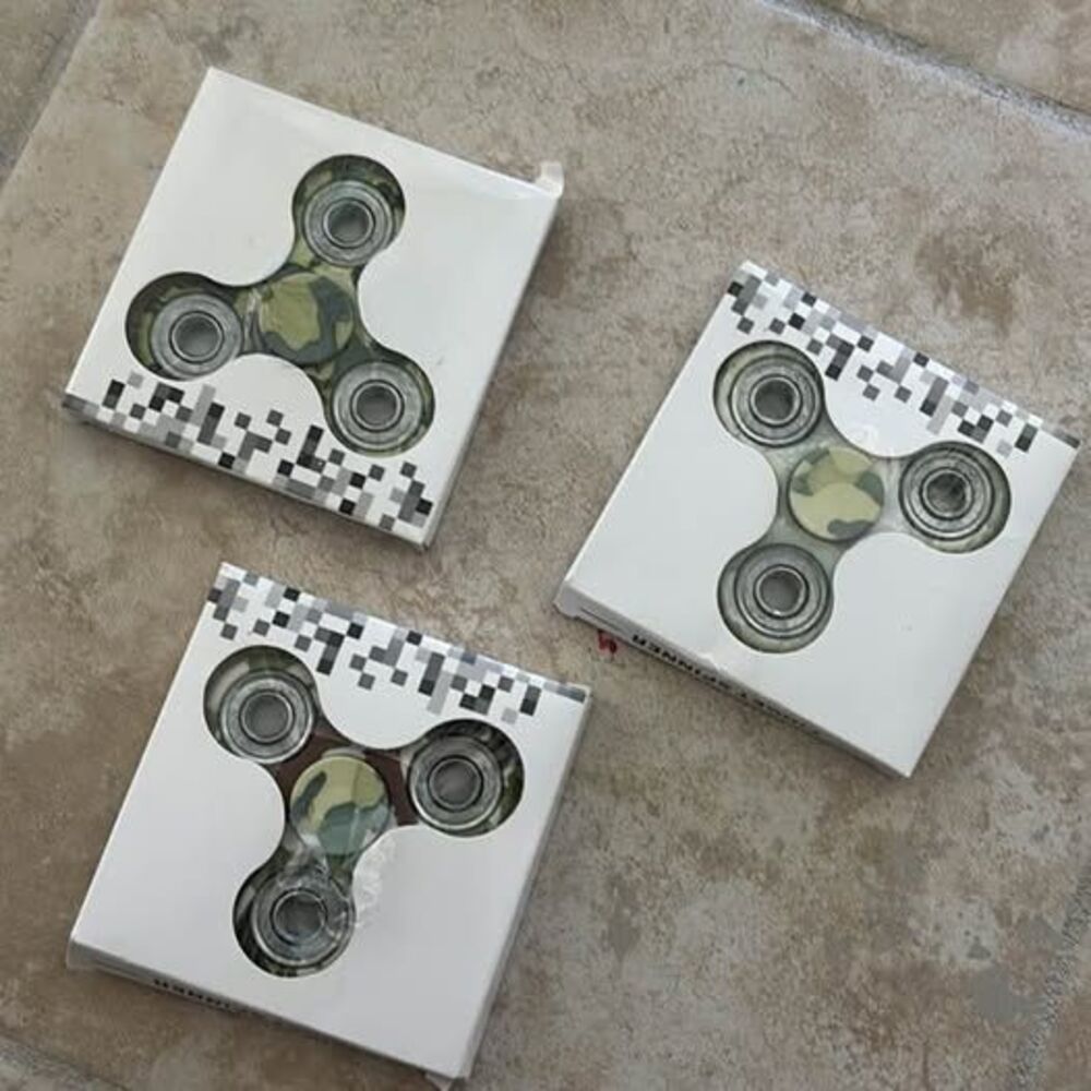Camouflage Fidget Spinner Set (includes all 3)